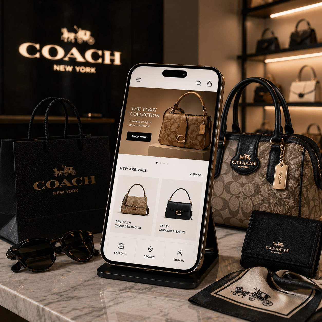COACH Middle East luxury omnichannel commerce platform