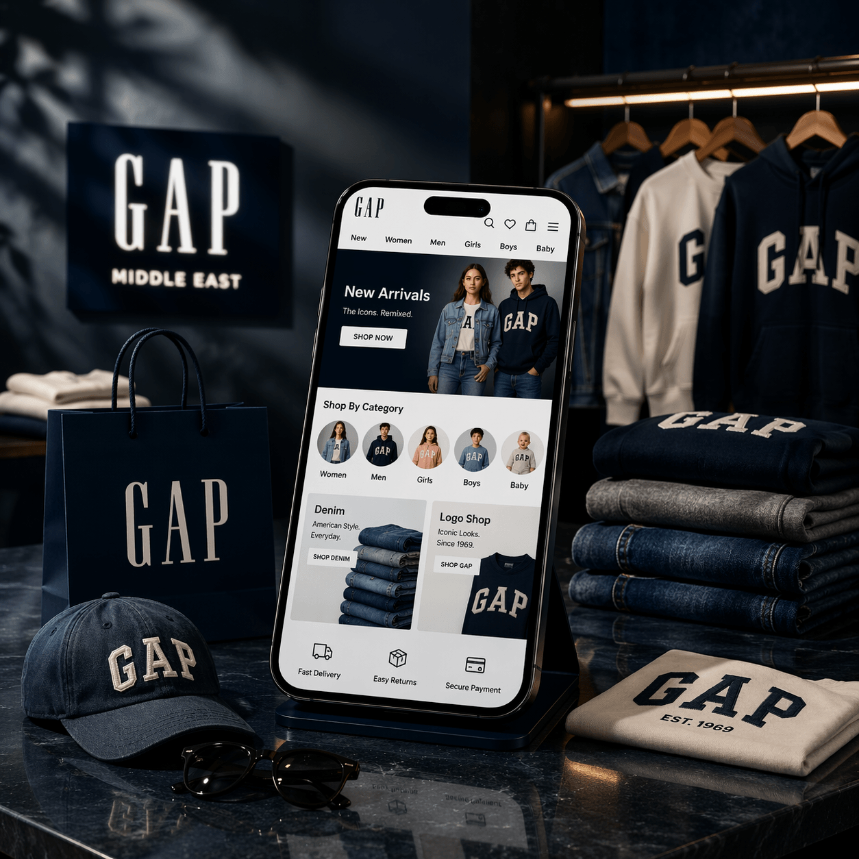 GAP Middle East omnichannel digital commerce platform