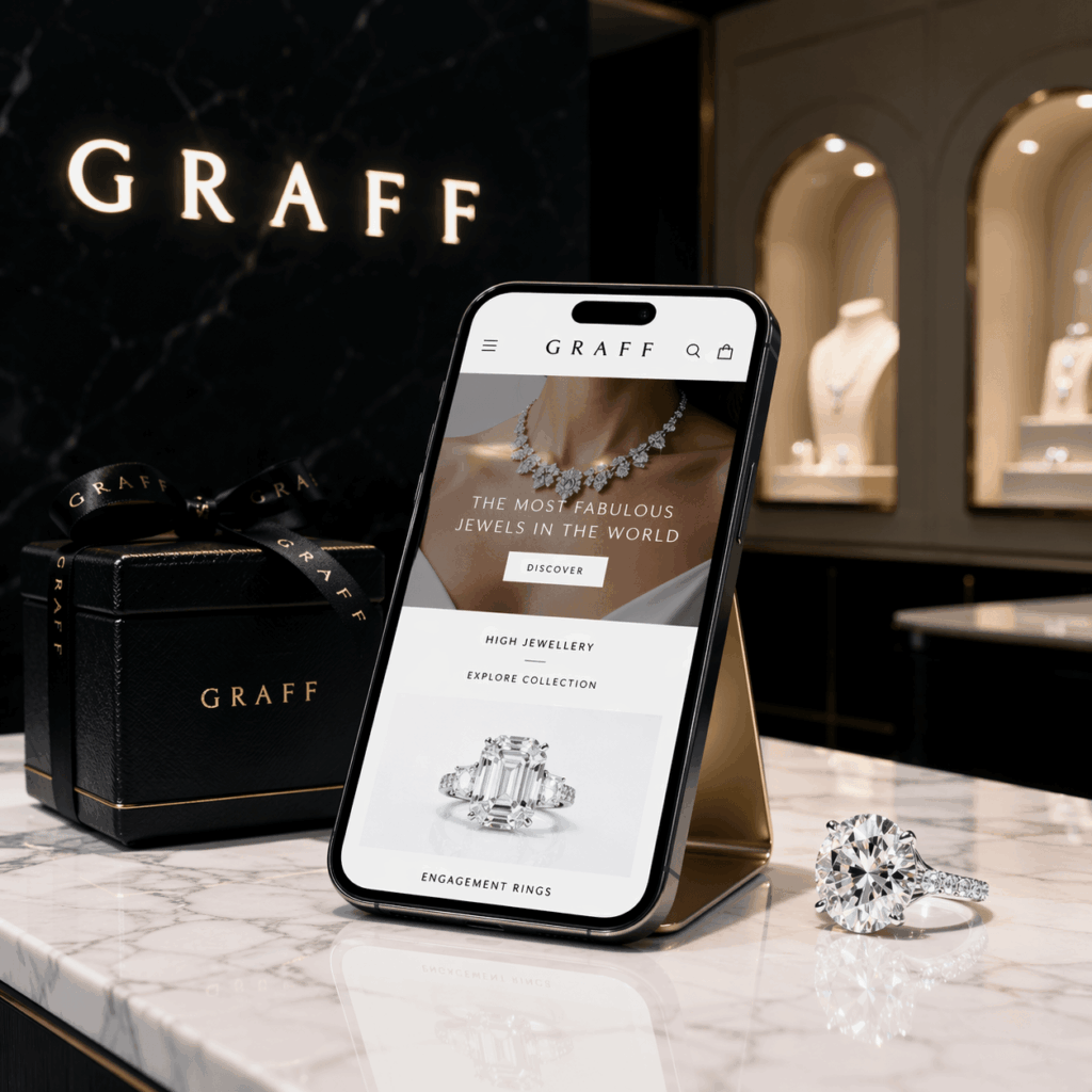 Graff Diamonds luxury jewelry digital experience
