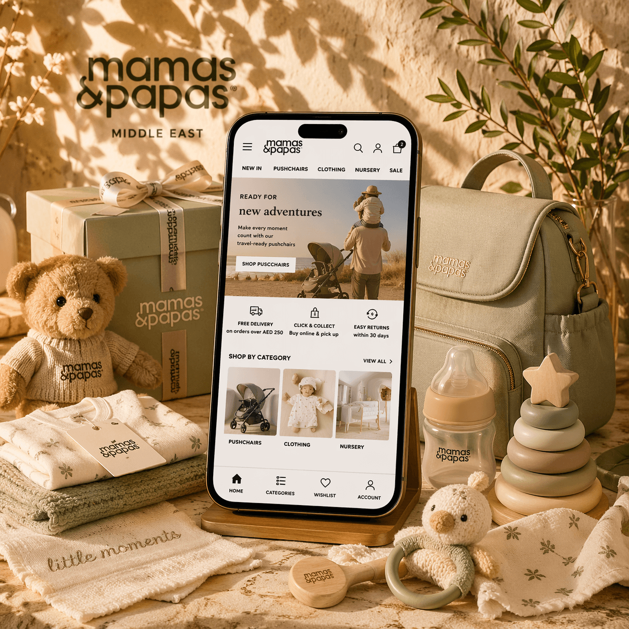 Mamas & Papas Middle East baby ecommerce platform