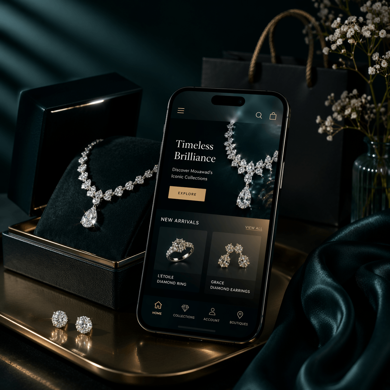 Mouawad Diamonds luxury digital commerce experience
