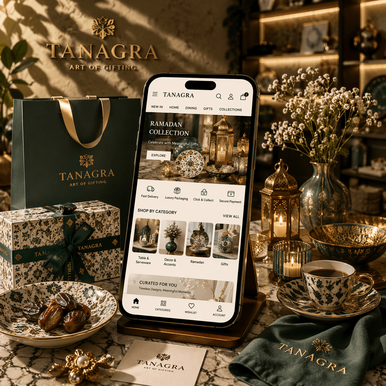 Tanagra luxury gifting and home decor omnichannel commerce platform